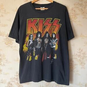 Vintage 1996 Kiss Alive/Worldwide Tour T-Shirt | The Reunion Era | Size Large